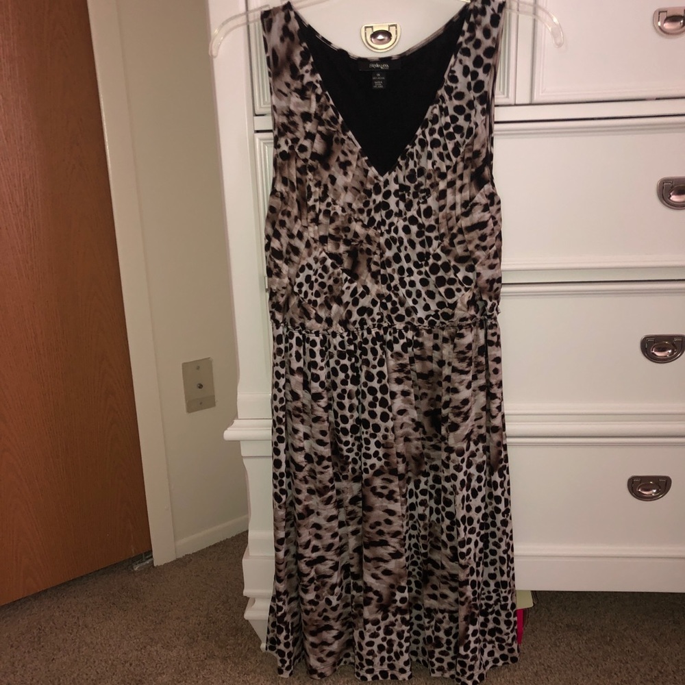 Style & Co Cheetah Print Dress size 1X